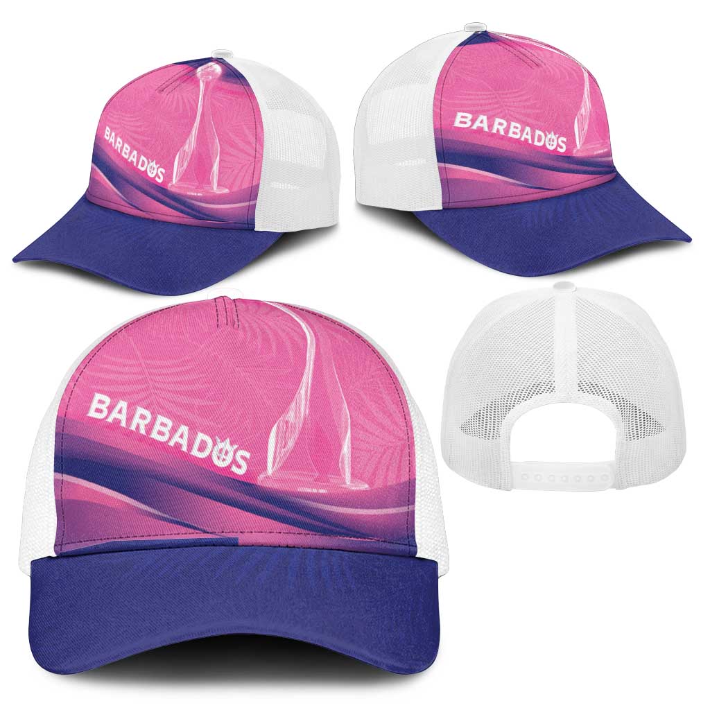 Barbados Cricket Mesh Trucker Cap Royal Champions - Tropical Vibes - Wonder Print Shop