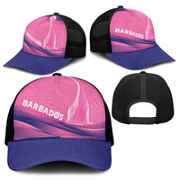 Barbados Cricket Mesh Trucker Cap Royal Champions - Tropical Vibes - Wonder Print Shop
