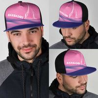 Barbados Cricket Mesh Trucker Cap Royal Champions - Tropical Vibes - Wonder Print Shop