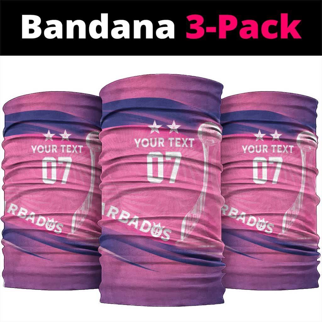 Barbados Cricket Custom Neck Gaiter Royal Champions - Tropical Vibes - Wonder Print Shop