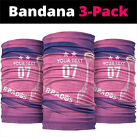 Barbados Cricket Custom Neck Gaiter Royal Champions - Tropical Vibes - Wonder Print Shop