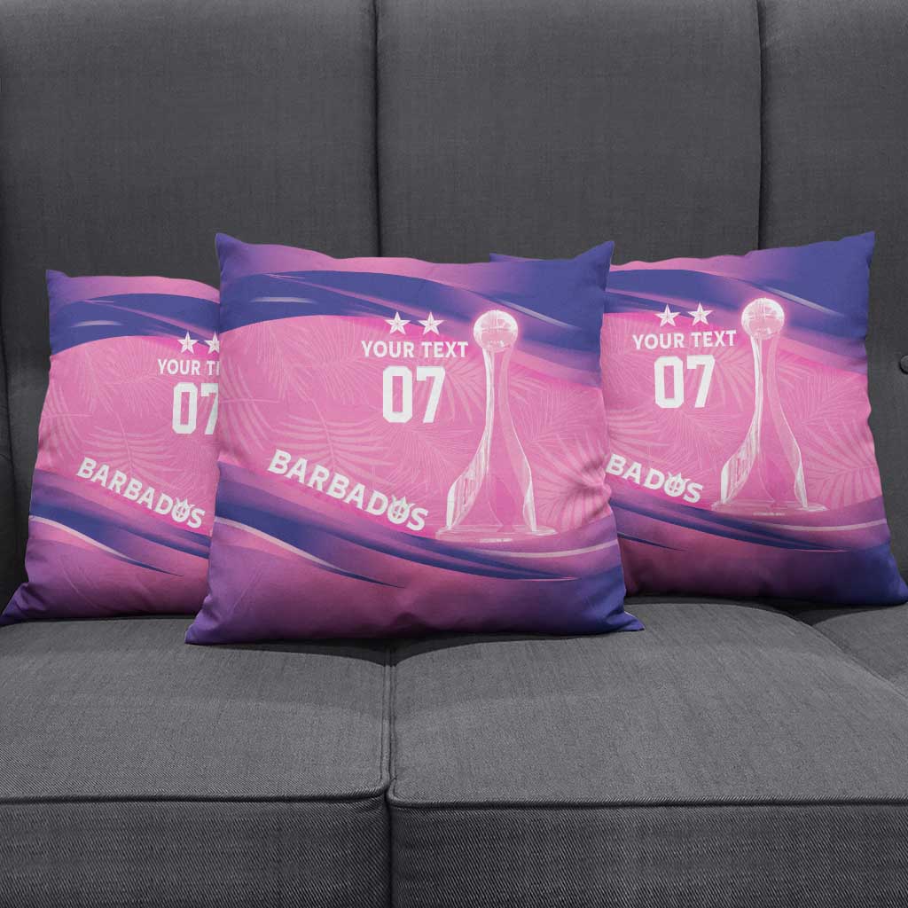 Barbados Cricket Custom Pillow Cover Royal Champions - Tropical Vibes - Wonder Print Shop