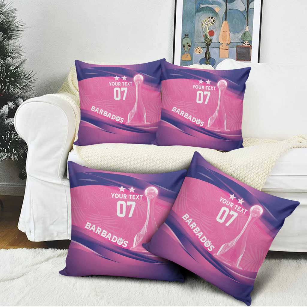 Barbados Cricket Custom Pillow Cover Royal Champions - Tropical Vibes - Wonder Print Shop