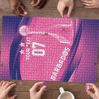 Barbados Cricket Custom Puzzle Royal Champions - Tropical Vibes - Wonder Print Shop
