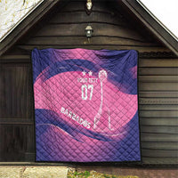 Barbados Cricket Custom Quilt Royal Champions - Tropical Vibes - Wonder Print Shop