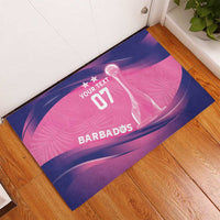 Barbados Cricket Custom Rubber Doormat Royal Champions - Tropical Vibes - Wonder Print Shop