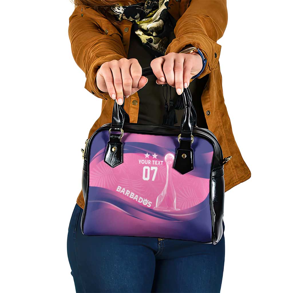 Barbados Cricket Custom Shoulder Handbag Royal Champions - Tropical Vibes - Wonder Print Shop