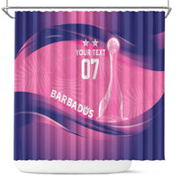 Barbados Cricket Custom Shower Curtain Royal Champions - Tropical Vibes - Wonder Print Shop