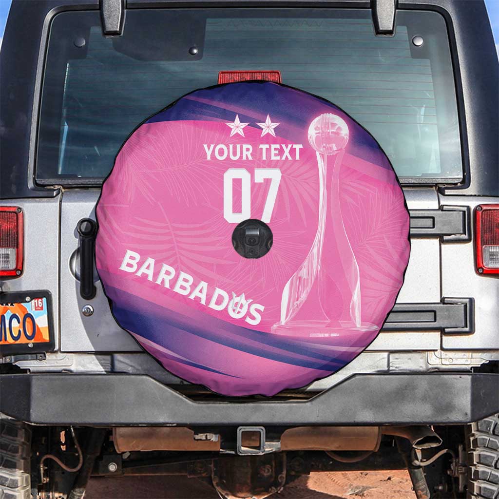 Barbados Cricket Custom Spare Tire Cover Royal Champions - Tropical Vibes - Wonder Print Shop