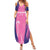 Barbados Cricket Custom Summer Maxi Dress Royal Champions - Tropical Vibes - Wonder Print Shop