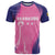 Barbados Cricket Custom T Shirt Royal Champions - Tropical Vibes - Wonder Print Shop