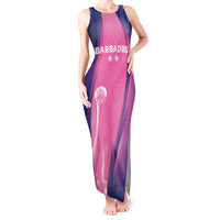 Barbados Cricket Custom Tank Maxi Dress Royal Champions - Tropical Vibes - Wonder Print Shop