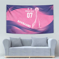 Barbados Cricket Custom Tapestry Royal Champions - Tropical Vibes - Wonder Print Shop