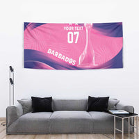 Barbados Cricket Custom Tapestry Royal Champions - Tropical Vibes - Wonder Print Shop
