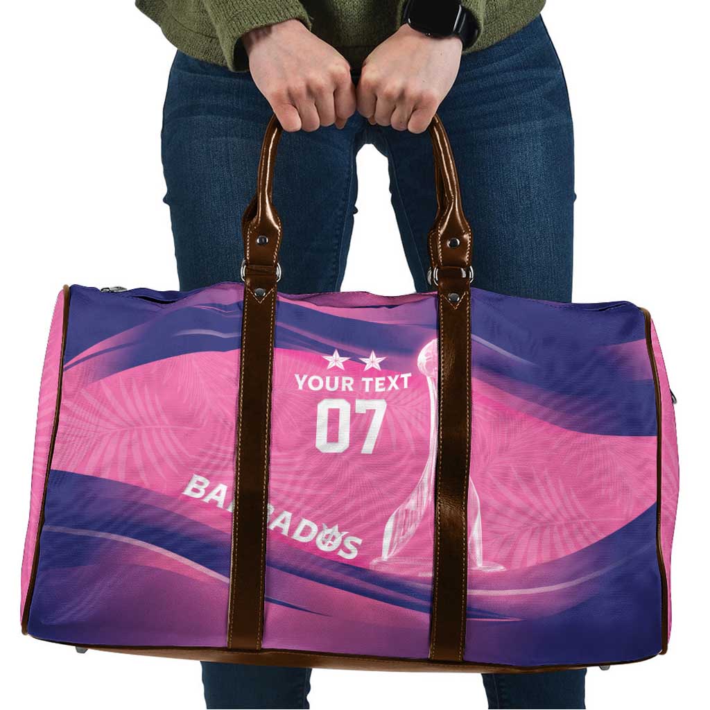 Barbados Cricket Custom Travel Bag Royal Champions - Tropical Vibes - Wonder Print Shop