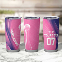 Barbados Cricket Custom Tumbler Cup Royal Champions - Tropical Vibes - Wonder Print Shop