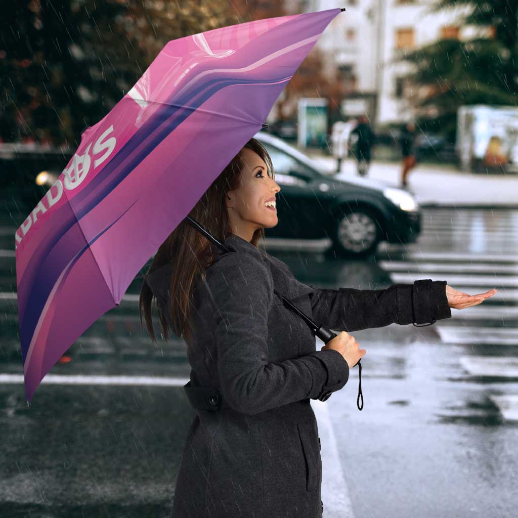 Barbados Cricket Custom Umbrella Royal Champions - Tropical Vibes - Wonder Print Shop