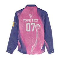 Barbados Cricket Custom Women Casual Shirt Royal Champions - Tropical Vibes - Wonder Print Shop