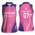Barbados Cricket Custom Women Sleeveless Polo Shirt Royal Champions - Tropical Vibes - Wonder Print Shop