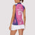 Barbados Cricket Custom Women Sleeveless Polo Shirt Royal Champions - Tropical Vibes - Wonder Print Shop