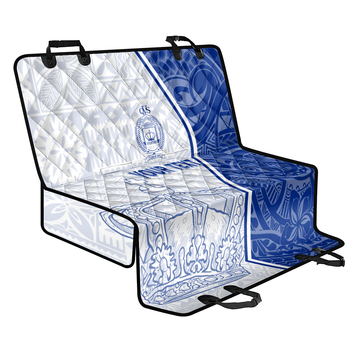 Personalised Queen Victoria School Back Car Seat Cover QVS Old Boys LT7 - Wonder Print Shop