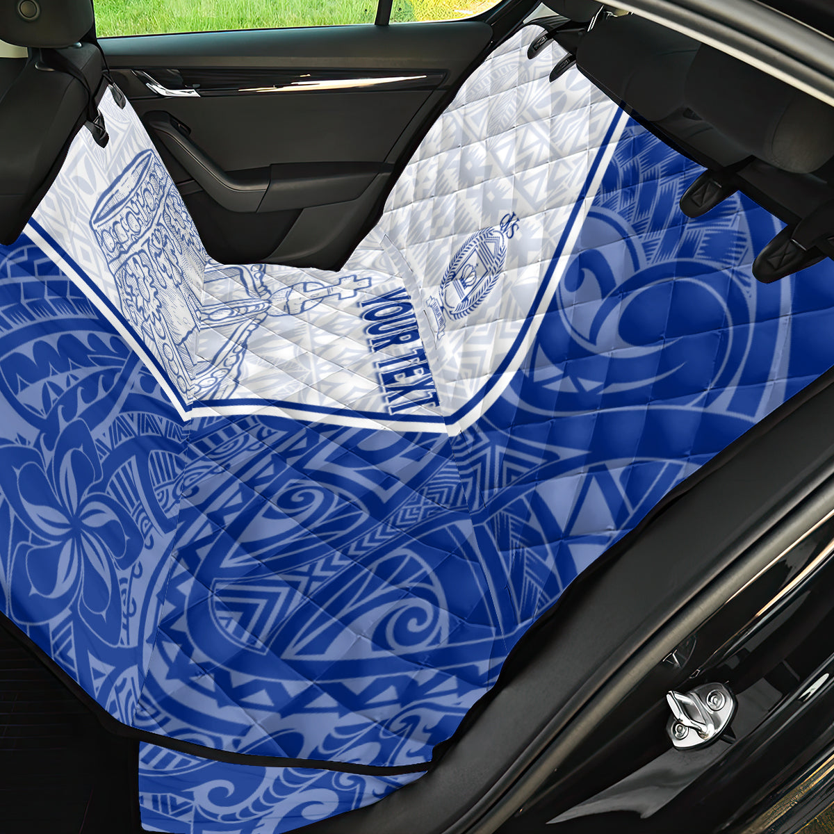 Personalised Queen Victoria School Back Car Seat Cover QVS Old Boys LT7 - Wonder Print Shop