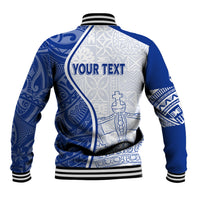 Personalised Queen Victoria School Baseball Jacket QVS Old Boys LT7 - Wonder Print Shop