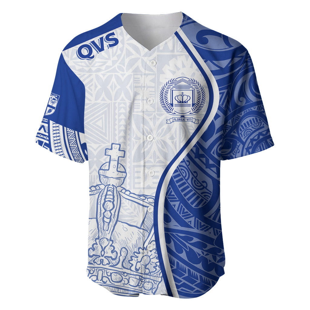 Personalised Queen Victoria School Baseball Jersey QVS Old Boys LT7 - Wonder Print Shop