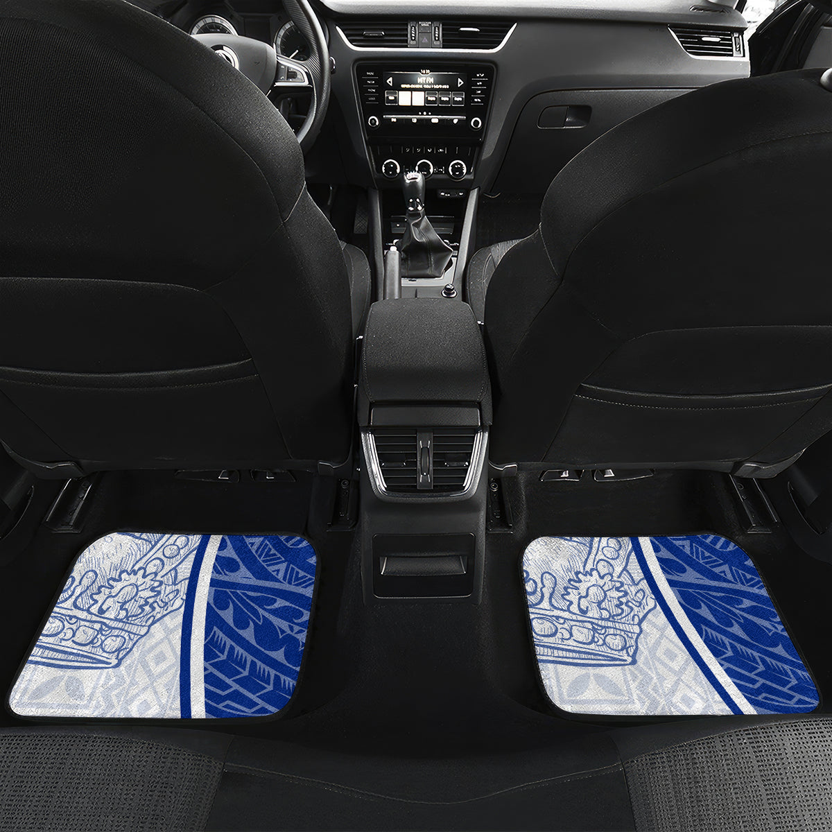 Personalised Queen Victoria School Car Mats QVS Old Boys LT7 - Wonder Print Shop