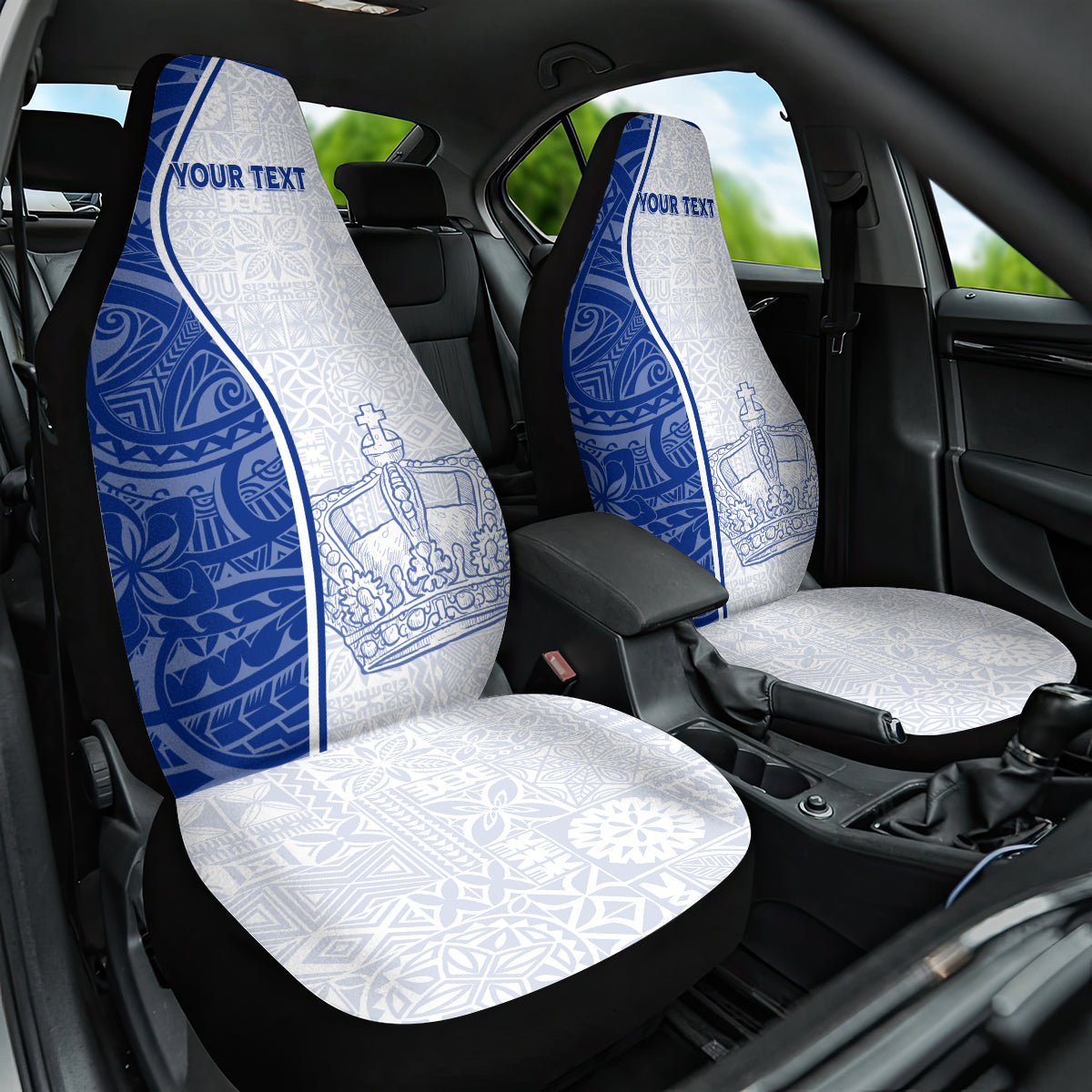 Personalised Queen Victoria School Car Seat Cover QVS Old Boys LT7 - Wonder Print Shop