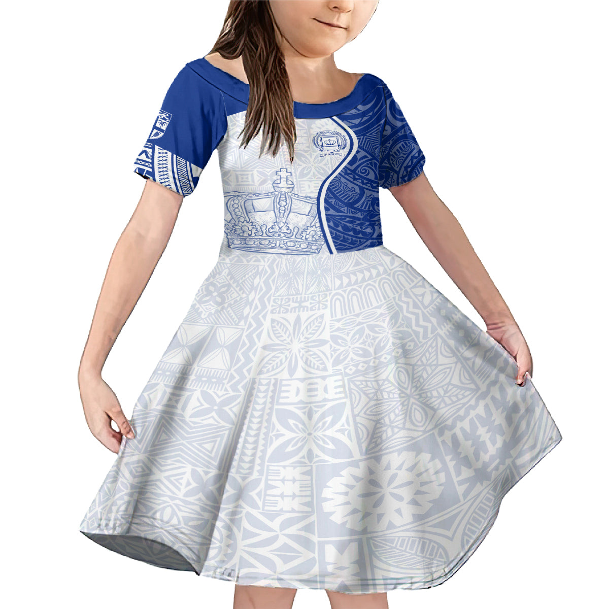 Personalised Queen Victoria School Family Matching Mermaid Dress and Hawaiian Shirt QVS Old Boys LT7 - Wonder Print Shop