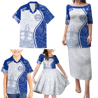 Personalised Queen Victoria School Family Matching Puletasi Dress and Hawaiian Shirt QVS Old Boys - Wonder Print Shop