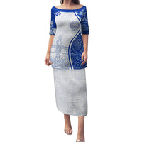 Personalised Queen Victoria School Family Matching Puletasi Dress and Hawaiian Shirt QVS Old Boys - Wonder Print Shop