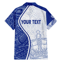 Personalised Queen Victoria School Family Matching Summer Maxi Dress and Hawaiian Shirt QVS Old Boys - Wonder Print Shop