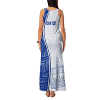 Personalised Queen Victoria School Family Matching Tank Maxi Dress and Hawaiian Shirt QVS Old Boys - Wonder Print Shop