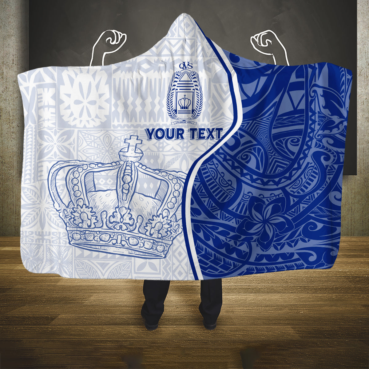 personalised-queen-victoria-school-hooded-blanket-qvs-old-boys