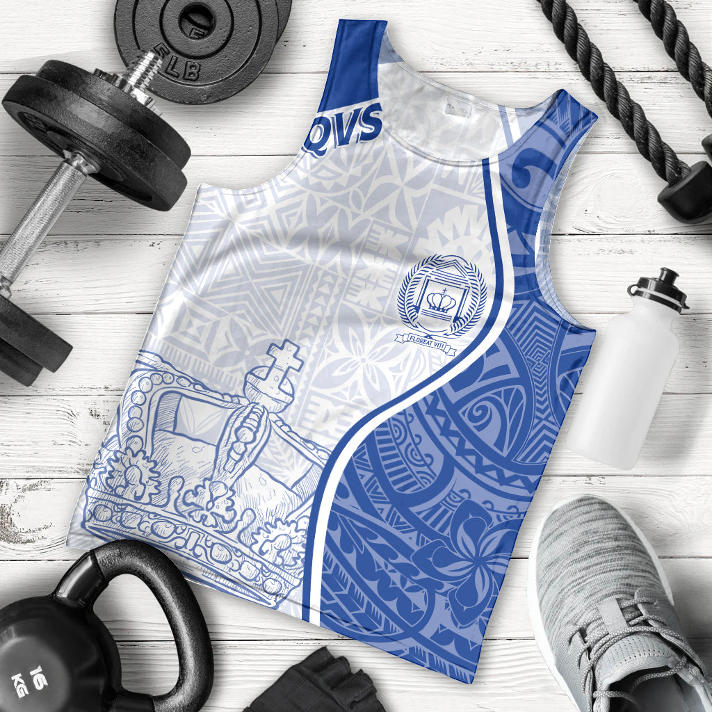 Personalised Queen Victoria School Men Tank Top QVS Old Boys - Wonder Print Shop