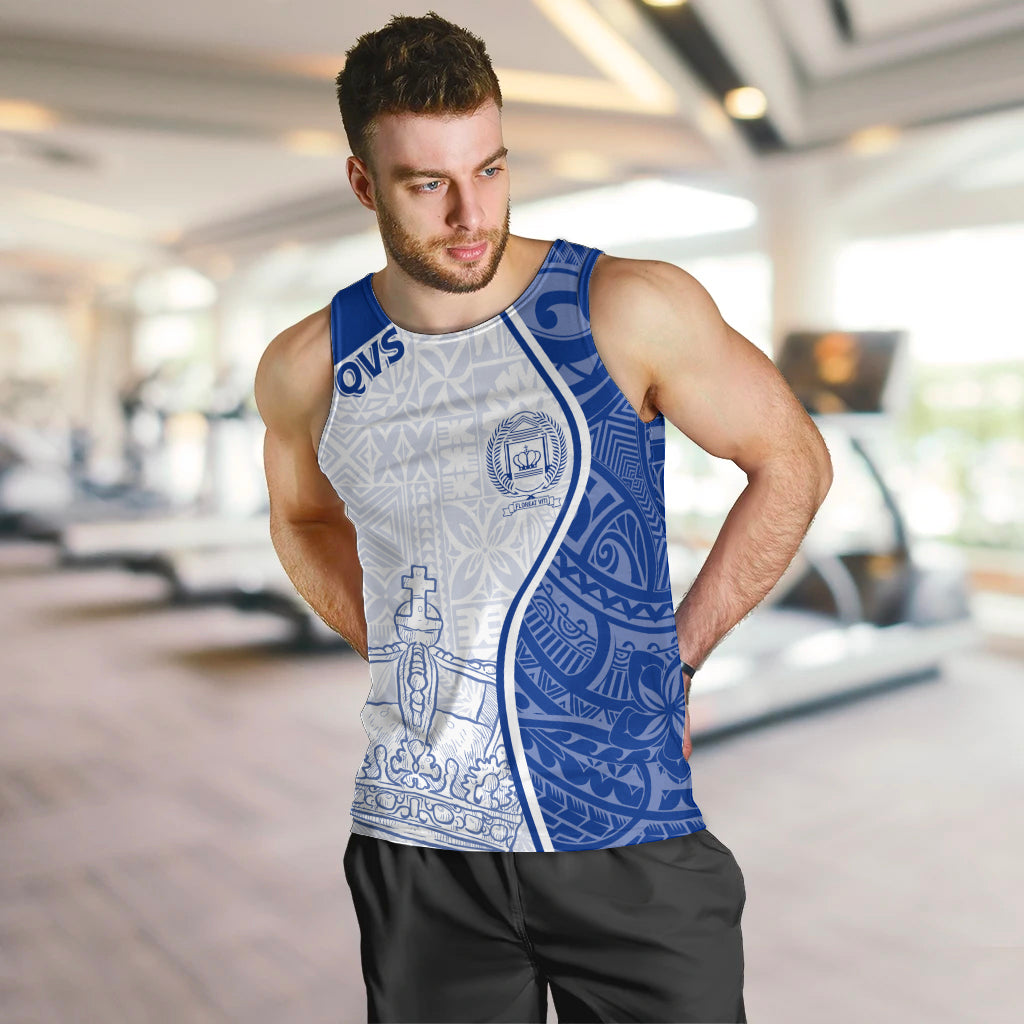 Personalised Queen Victoria School Men Tank Top QVS Old Boys - Wonder Print Shop