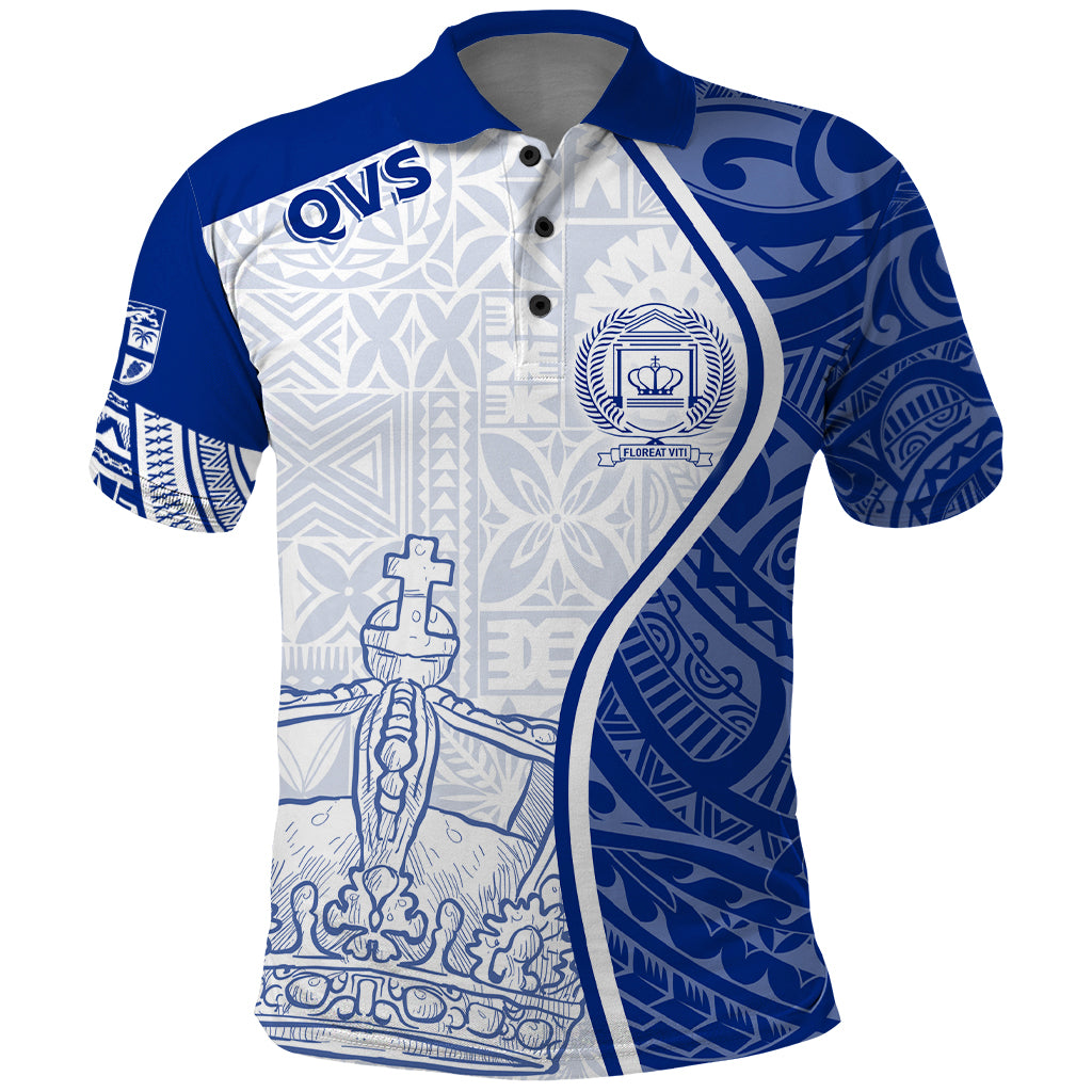 Personalised Queen Victoria School Polo Shirt QVS Old Boys - Wonder Print Shop