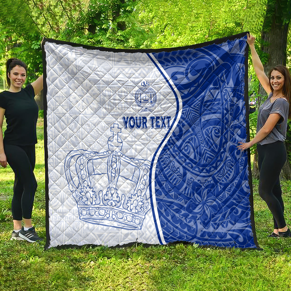 Personalised Queen Victoria School Quilt QVS Old Boys - Wonder Print Shop