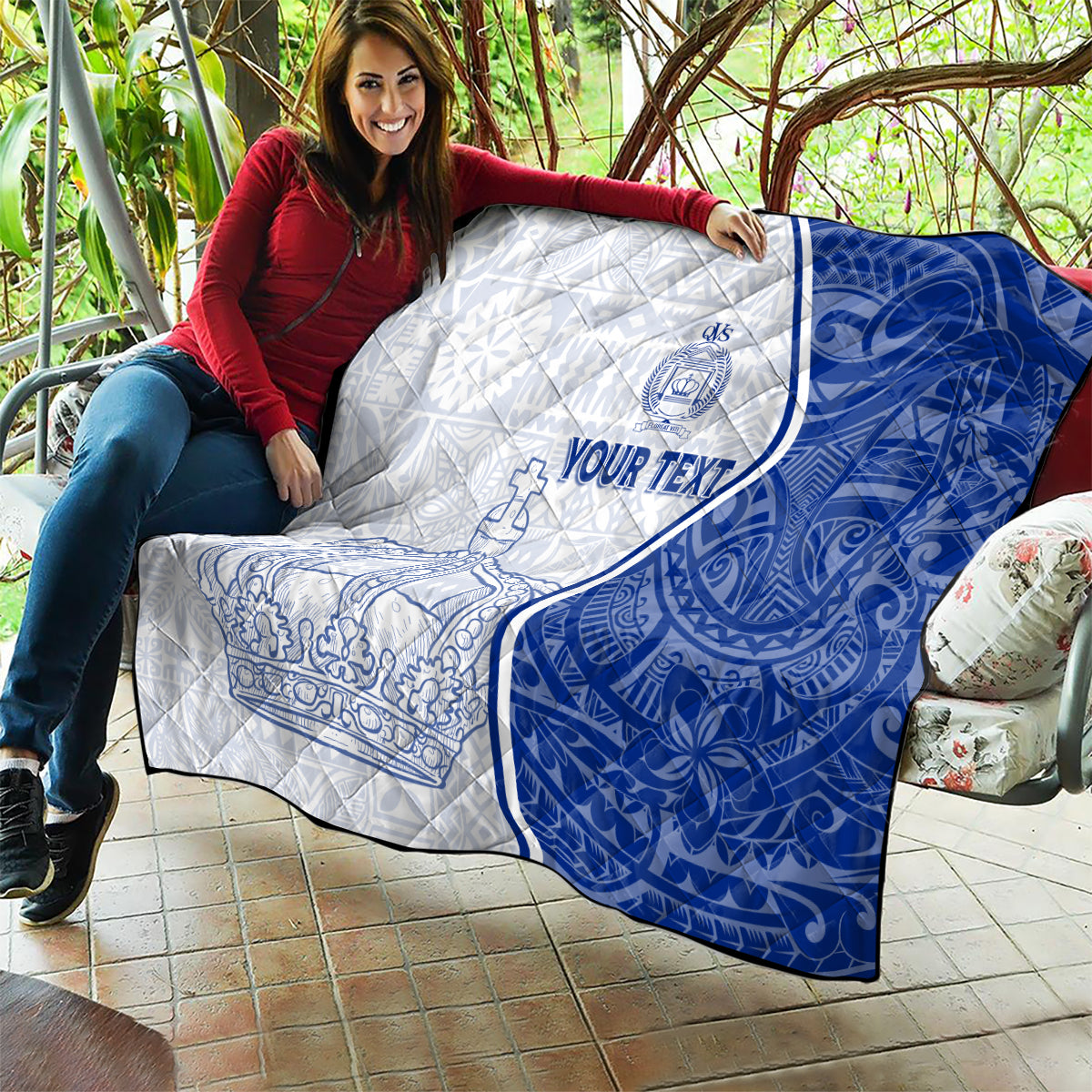 Personalised Queen Victoria School Quilt QVS Old Boys - Wonder Print Shop