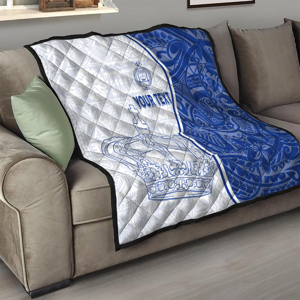 Personalised Queen Victoria School Quilt QVS Old Boys - Wonder Print Shop