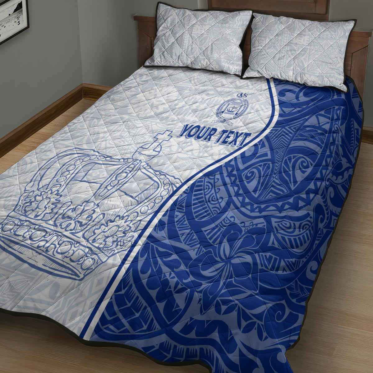 Personalised Queen Victoria School Quilt Bed Set QVS Old Boys - Wonder Print Shop