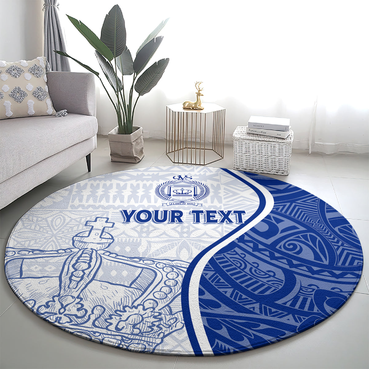 personalised-queen-victoria-school-round-carpet-qvs-old-boys