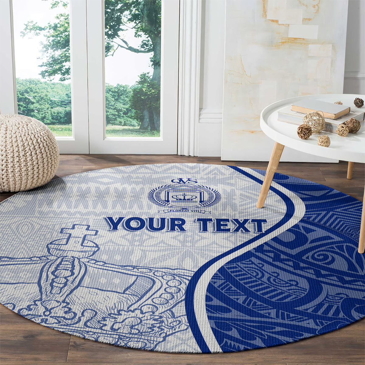personalised-queen-victoria-school-round-carpet-qvs-old-boys