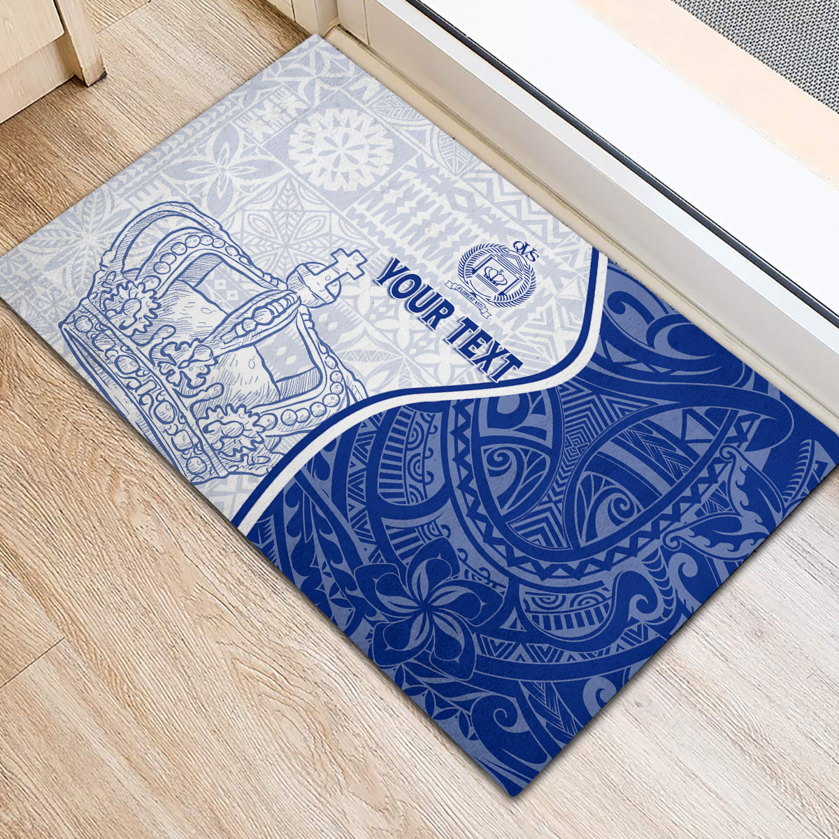 Personalised Queen Victoria School Rubber Doormat QVS Old Boys - Wonder Print Shop