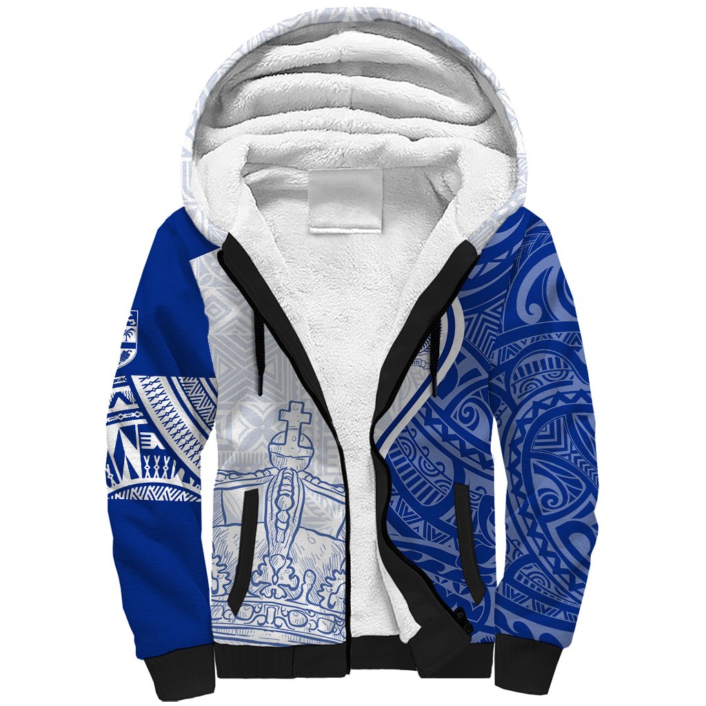 Personalised Queen Victoria School Sherpa Hoodie QVS Old Boys - Wonder Print Shop