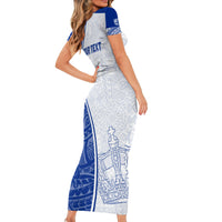 Personalised Queen Victoria School Short Sleeve Bodycon Dress QVS Old Boys - Wonder Print Shop