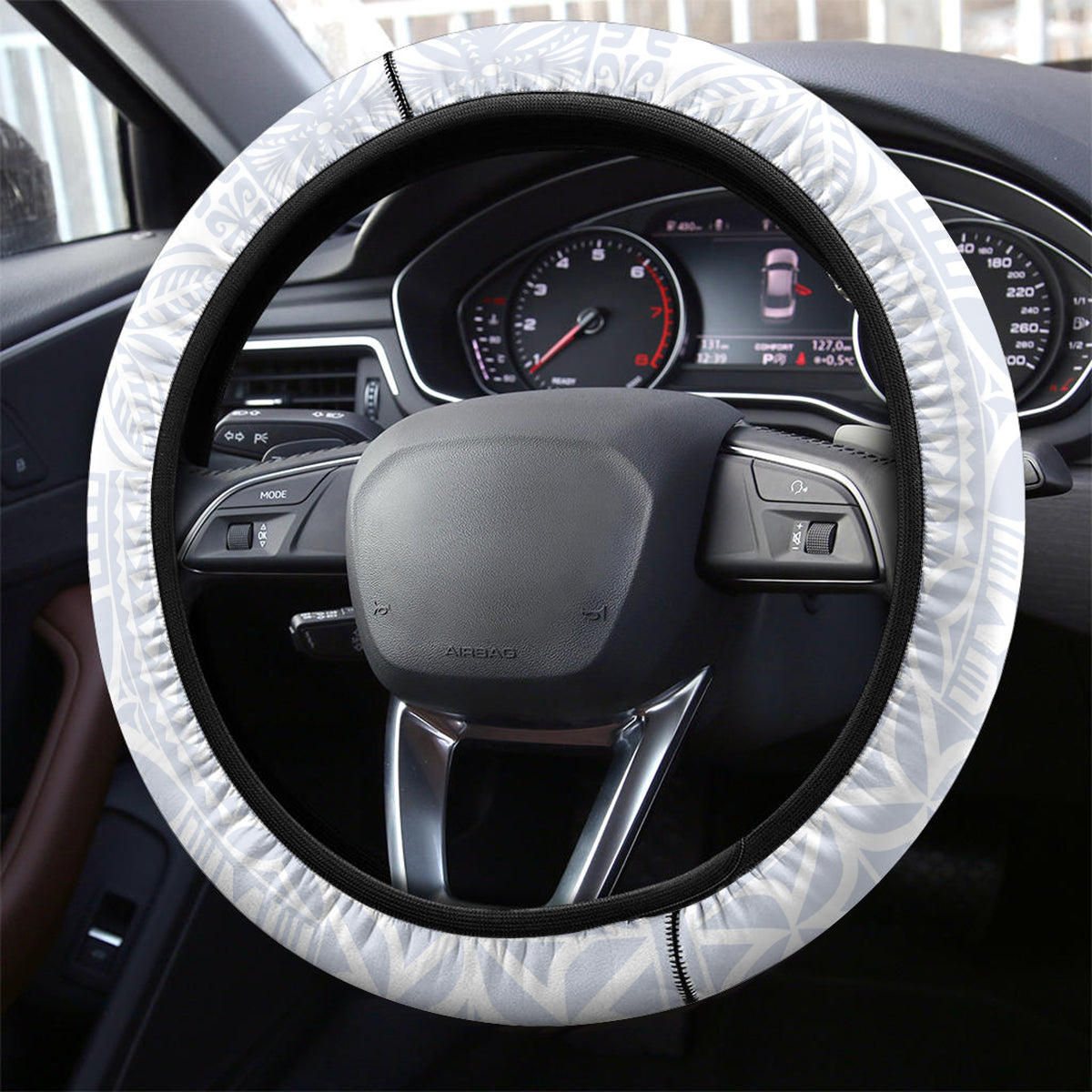Queen Victoria School Steering Wheel Cover QVS Old Boys - Wonder Print Shop