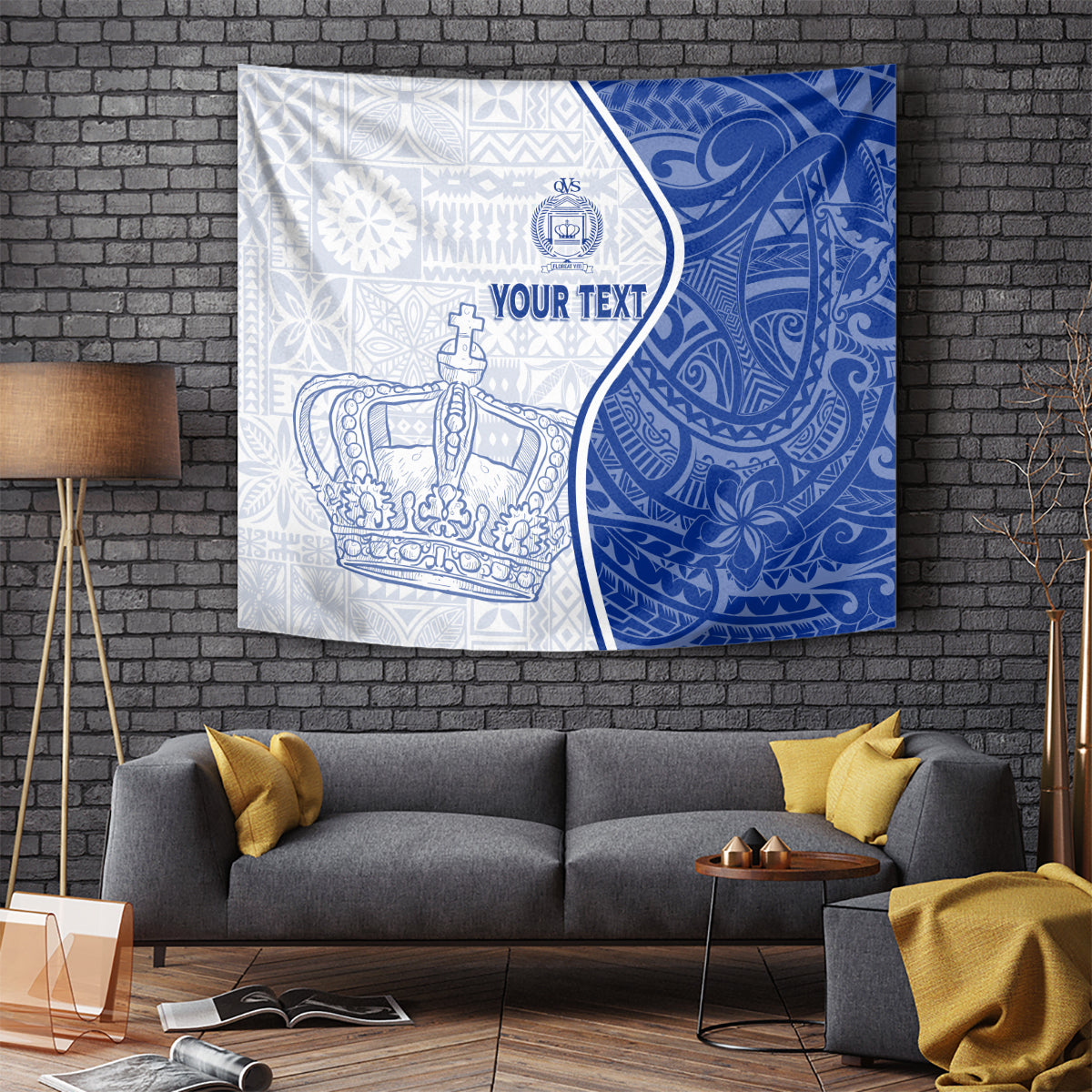 Personalised Queen Victoria School Tapestry QVS Old Boys - Wonder Print Shop